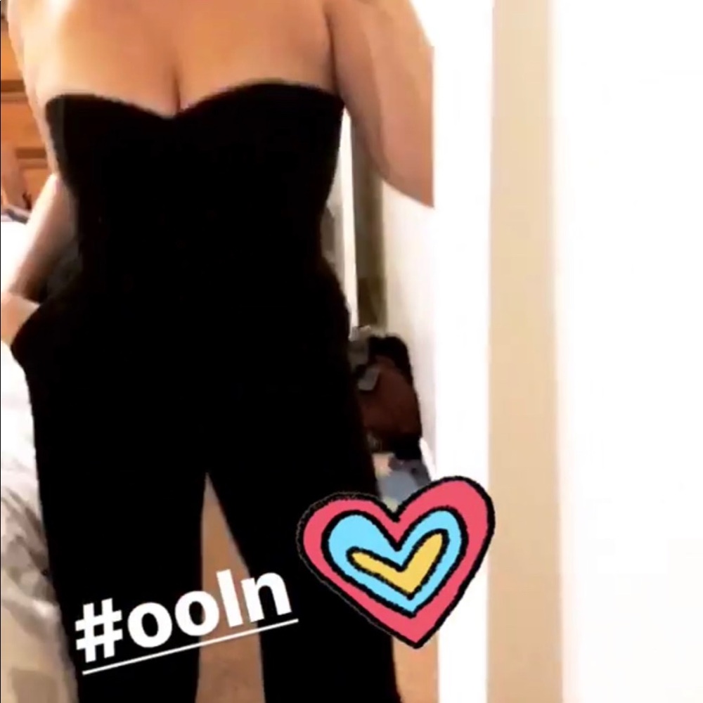 Strapless Black Jumpsuit